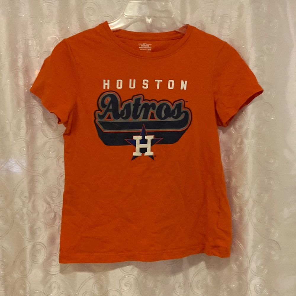 MLB Houston Astros T-Shirt Girls Size Large 10/12 🔥
